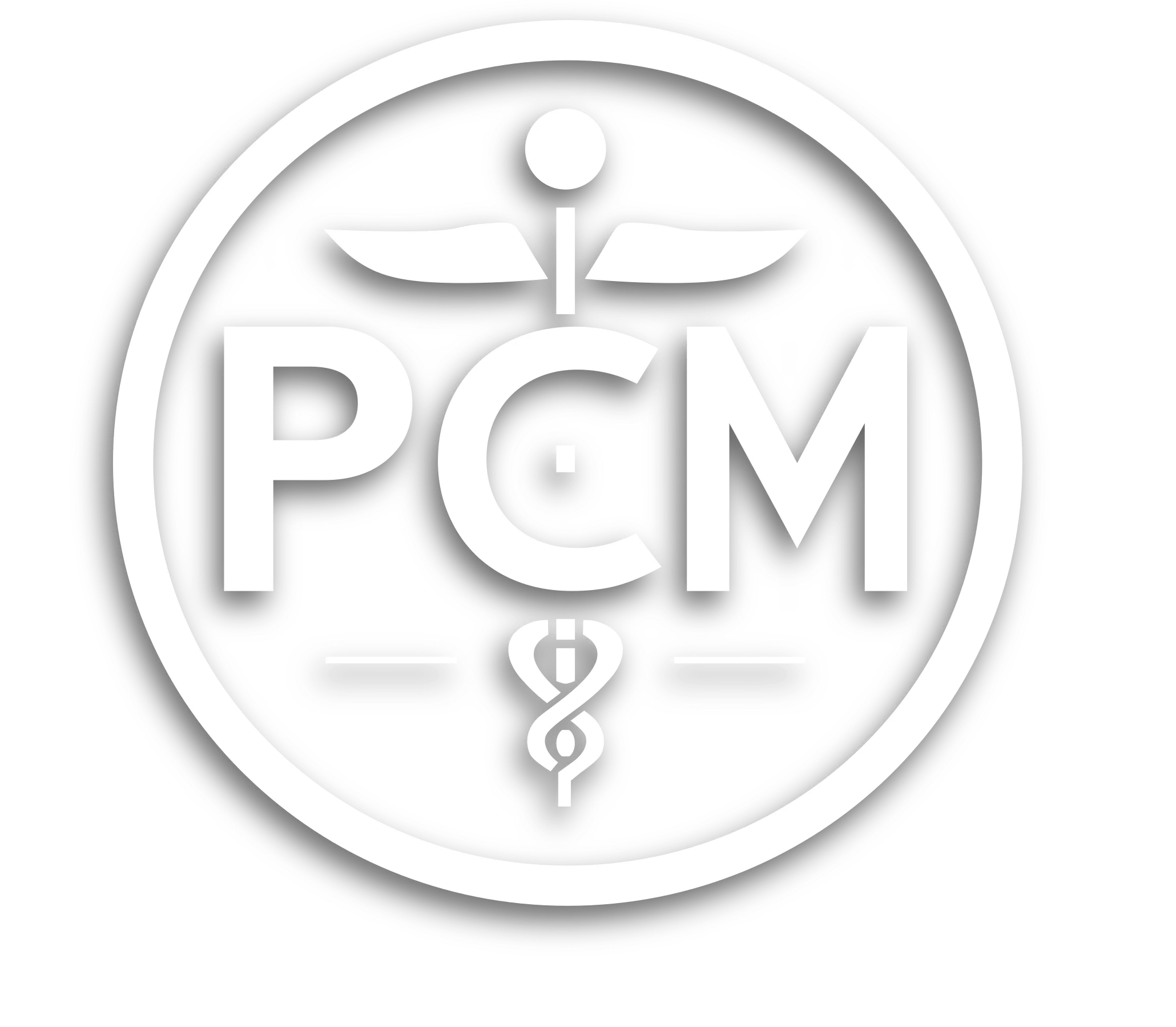PCM Logo White